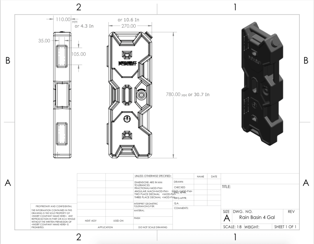 4 Gal Slot Mount